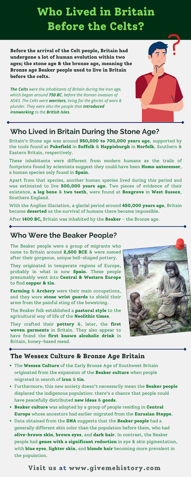 Vilka levde i Storbritannien före kelterna?