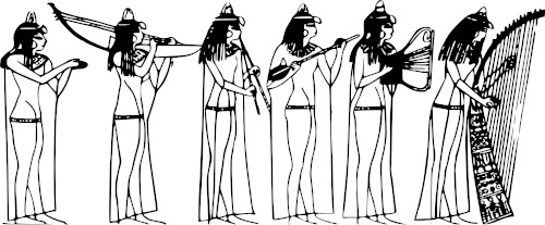 Música e instrumentos do Antigo Egipto